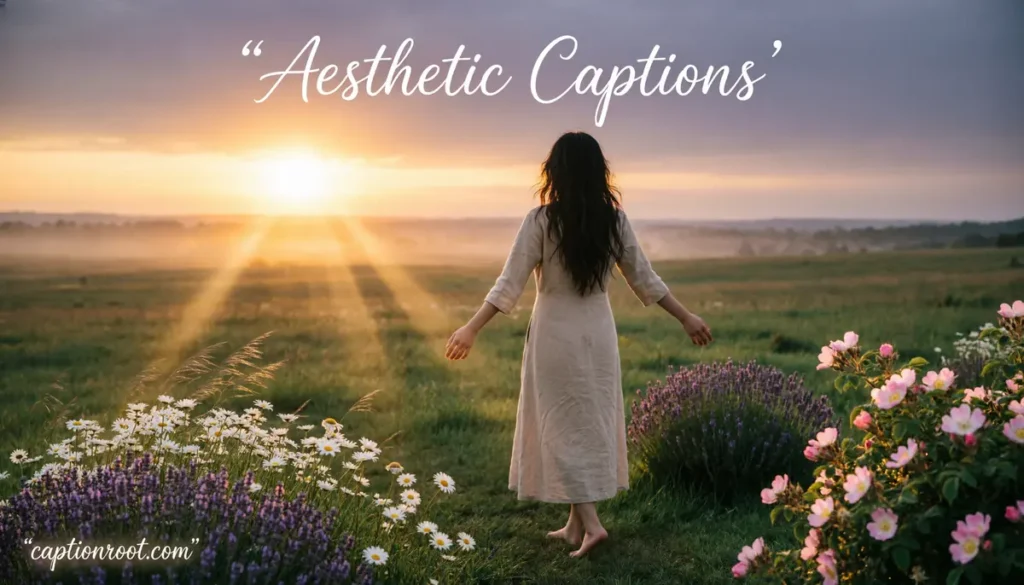 Person enjoying a peaceful sunset surrounded by nature.