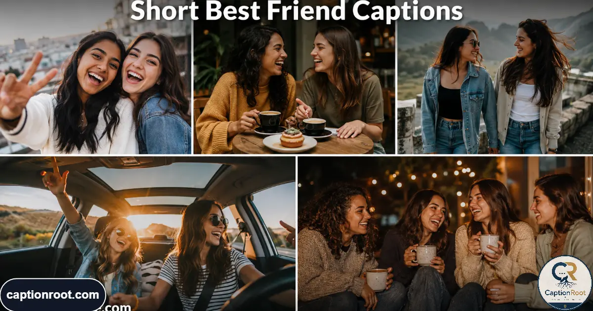 Close friends laughing together through several casual everyday friendship moments.