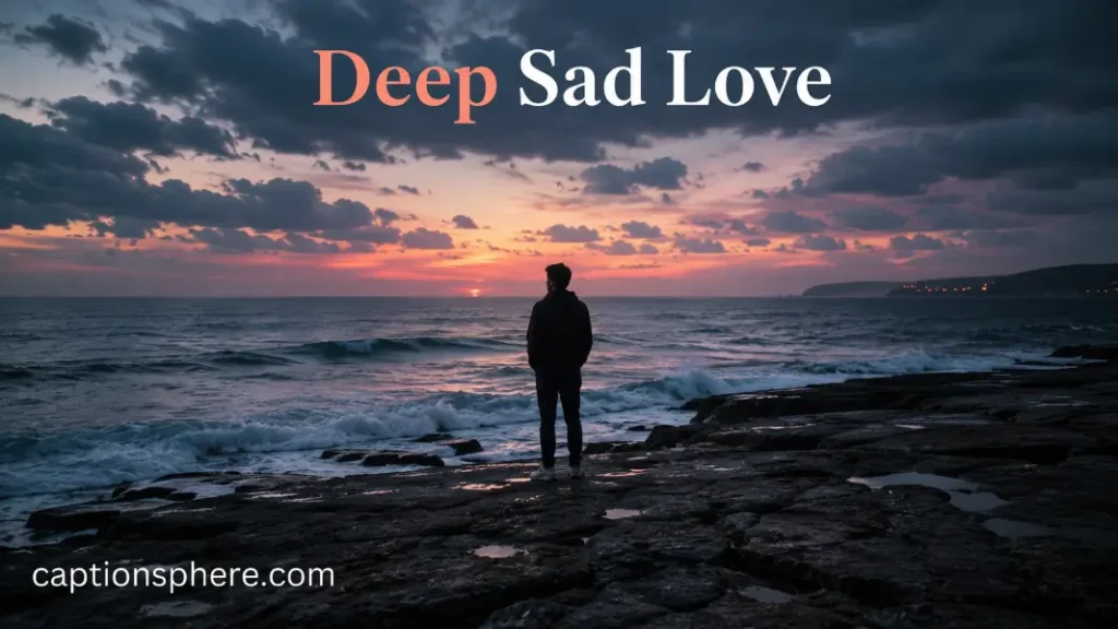 Solitary person watching ocean waves from a rocky shoreline at twilight.