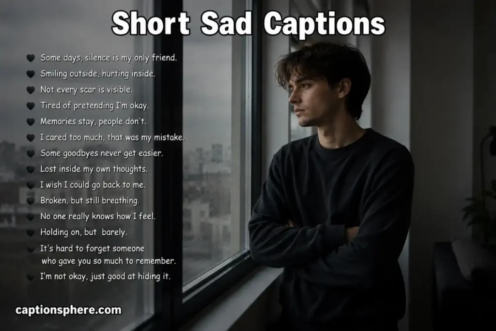 Thoughtful person standing beside a large window in a minimal apartment.