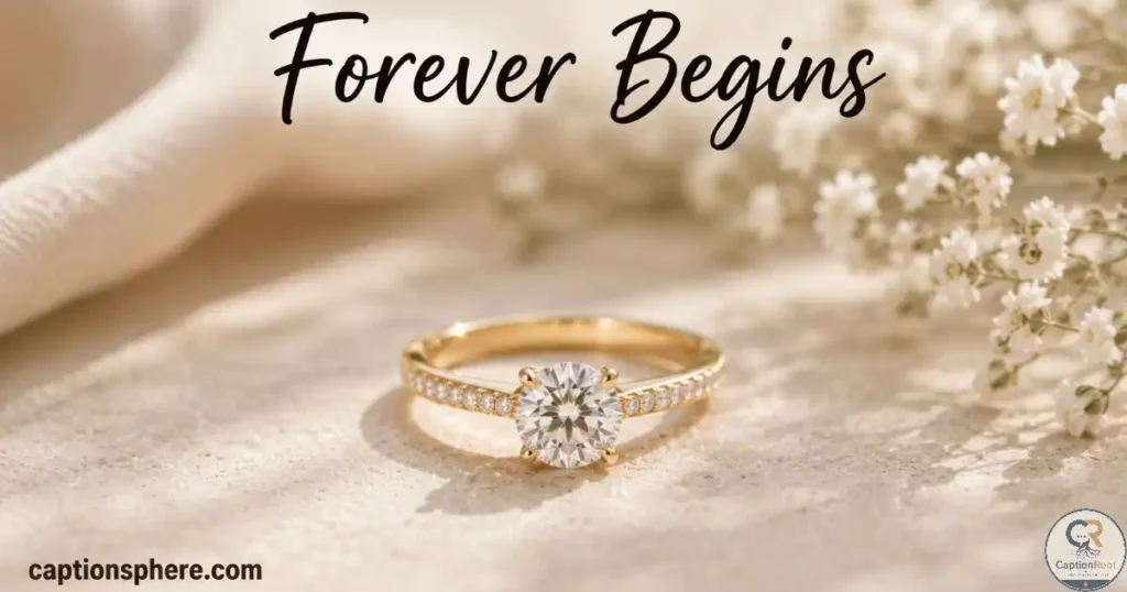 Minimal engagement ring photo with elegant composition.