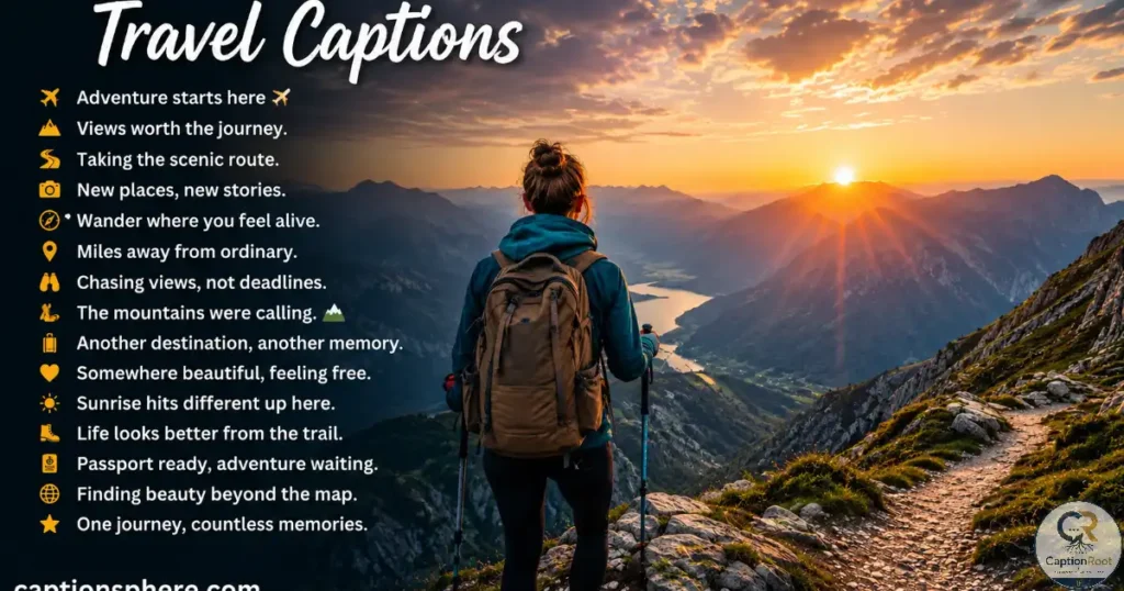 Traveler overlooking a dramatic mountain landscape during an early morning hike.