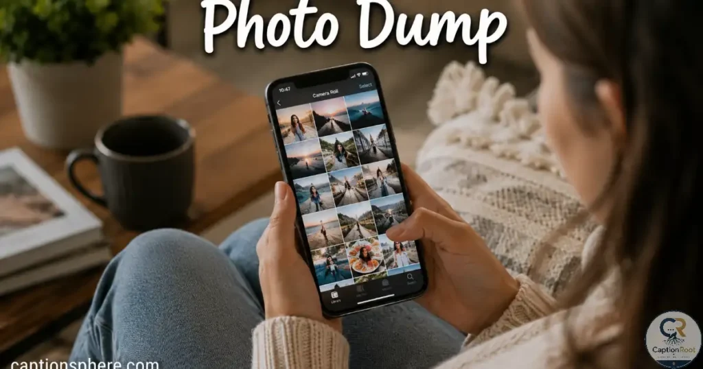 Person scrolling through favorite smartphone photos.